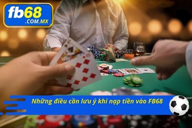 Lưu ý quan trọng khi tiến hành nạp tiền